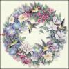 Dimensions 35132, Свиток с колибри (Венок и колибри, Hummingbird Wreath), ПОДБОР
