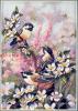 Dimensions 06884, Весенние цикады (Синички весной, Chickadees in Spring)