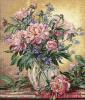 Dimensions 35211, Пионы и колокольчики (Peonies and Canterbury Bells)