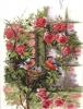 Lanarte 34808 (8020), Счастливое семейство (Снегири и розы, Nesting birds in rambler rose)