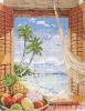 Janlynn 023-0382, Окно в тропики (Tropical Vacation Window)