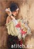 Dimensions 35274, Woman With Bouquet
