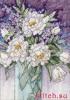 Dimensions 65074, Белые пионы (White Peonies)