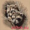 Dimensions 35253, Два малыша-енота (Two Racoon Cubs)
