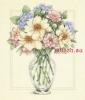 Dimensions 35228, Цветы в высокой вазе (Flowers in Tall Vase), ПОДБОР
