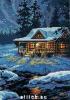 Dimensions 65007, Бунгало в лунном свете (Moonlit Cabin)