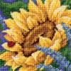 Dimensions 17066, Божья коровка и подсолнух (Sunflower and Ladybug)
