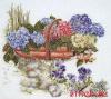 Thea Gouverneur 2063, Букет гортензий (Гортензии в корзине, Hydrangeas in Trug)
