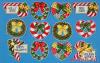 Design Works 1659, Candy Cane and Wreath