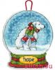 Dimensions 08906, Hope Snow Globe Ornament