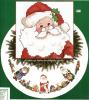 Dimensions 18326. Old-Fashioned Santas Tree Skirt