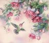 Dimensions 13139, Колибри и фуксии (Hummingbird and Fuchsias)