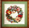 Dimensions 8662. Holiday Harmony Wreath