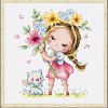 Soda SO-3207. A Girl and The Flower