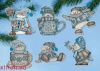 Design Works 1689, Cocoa Snowmen