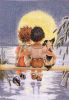 Ninos mirando la luna. По схеме из журнала Cuadros