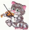 Чудесная игла D-043 (Д-043, 15-06), Котенок-музыкант
