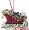 Mill Hill MH16-1734, Evergreen Sleigh