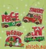 Dimensions 08974, Holiday Truck Ornaments