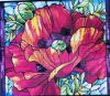 Joy Sunday, Витражный мак (Poppies Stained Glass)