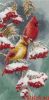Vervaco PN-0165887, Scarlet and snow-cardinals