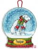 Dimensions 08906, Hope Snow Globe Ornament, ПОДБОР