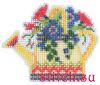 Mill Hill MH18-5106, Floral Watering Can