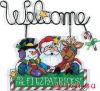 Dimensions 8702, Christmas Friends Welcome