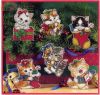 Dimensions 8519, Merry Kitten Ornaments