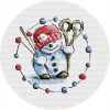 До Юлия #34453, Снеговик. Игольница