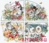 Dimensions 35154, Котята и времена года (Four Seasons Kittens)