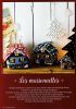 Les maisonnettes: Maisonnette Bleue, По схеме из журнала Creation Point de Croix. La Magie de Noel