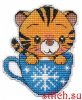 Овен 1431, Тигренок в чашке. Магнит