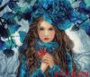 Lanarte PN-0188640, Blue Flowers Girl