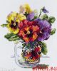 Мережка К-153, Pansies and Butterfly