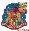 Mill Hill MH18-2131, Rocking Reindeer