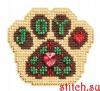 Mill Hill MH18-2135, Santa Paws