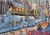 Dimensions 08976, Winter Cabin
