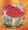 Mill Hill MH18-2024, Red Cap Mushroom