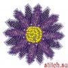 Mill Hill MH21-2212, Purple Flower