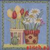 Mill Hill DM30-1912, Tulips and Daisies