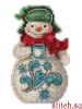 Mill Hill JS20-2114, Snowman with Cocoa