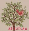 Bucilla 45822, Red Bird On Tree