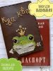 Неокрафт. Обложка для паспорта. Прынцесса